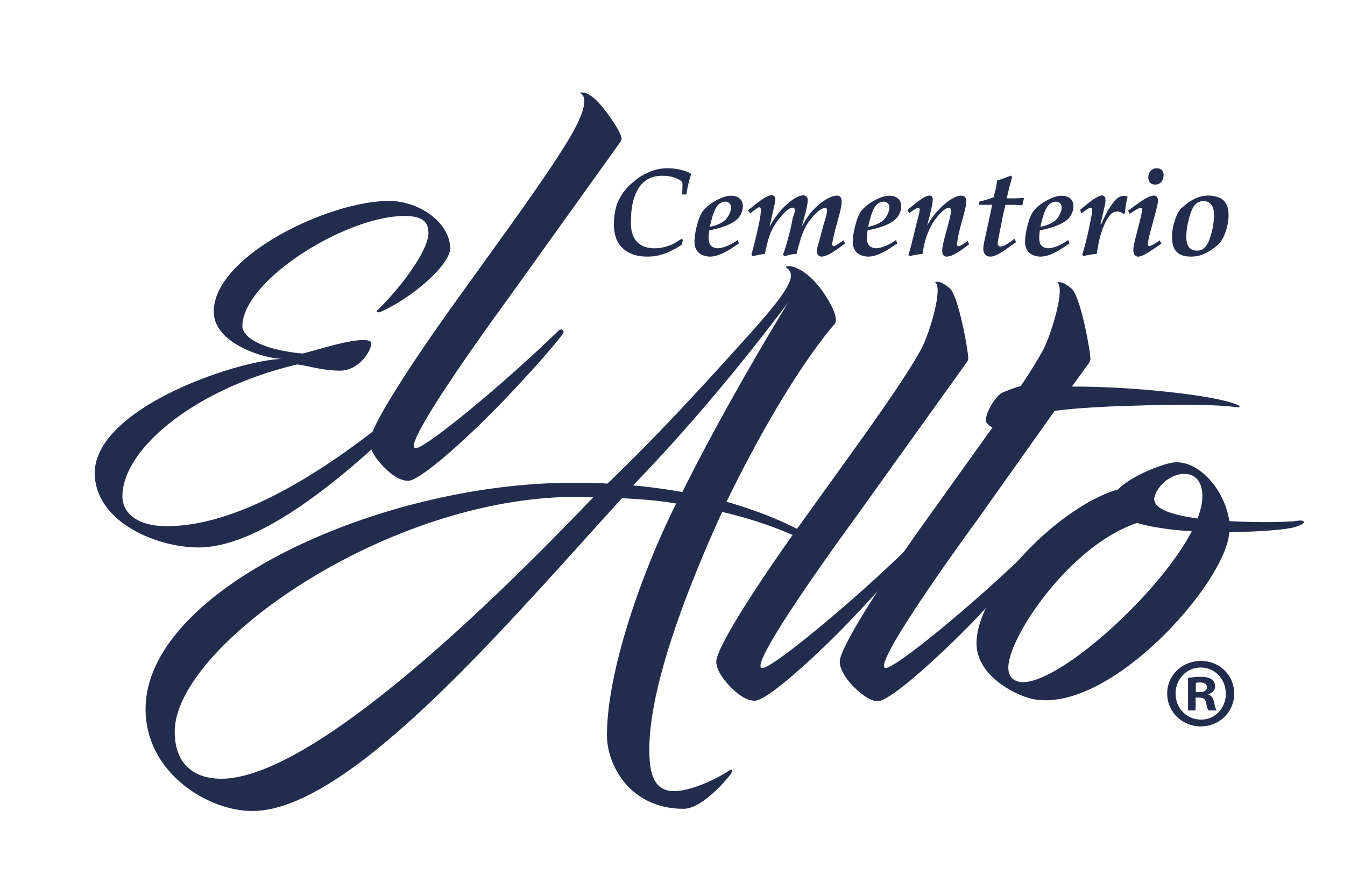 Cementerio El Alto - Logo morado